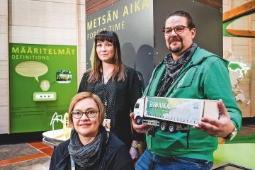 Darja Heikkilä, Laura Kuusisto ja Heikki Hepoaho