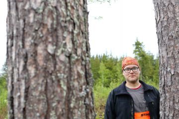 Seitsemän hehtaarin metsätila tarjosi Viki Pakariselle mahdollisuuden päästä metsänomistajaksi kohtuullisen pienellä pääomalla. (Kuvaaja: Sami Karppinen)