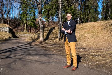 Jarkko Ruokonen tuo yhdistysmaailmaan pankkimaailman kokemusta. (Kuvaaja: Kimmo Metsala)