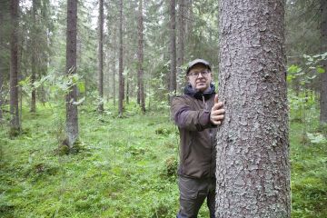 Tuomo Pispa haki ja sai korvauksia maanmittauslaitoksen tekemässä korvaus- ja lunastustoimituksessa. (Kuvaaja: Mikko Riikilä)