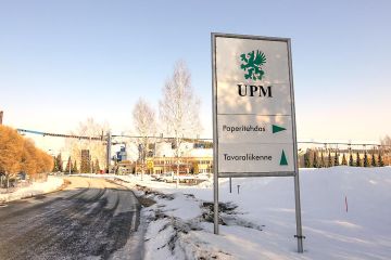 Paperiliiton lakon seurauksena UPM:n paperintuotanto Jämsänkoskella on ollut seisoksissa vuoden alusta saakka. Tällä haavaa lakon on ilmoitettu jatkuvan ainakin 16. huhtikuuta asti. (Kuvaaja: Sami Karppinen)