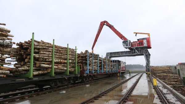 Venäjä oli edelleen puuntuontitilaston kärjessä, vaikka tuonti loppuikin maaliskuun jälkeen. (Kuva Sami Karppinen)