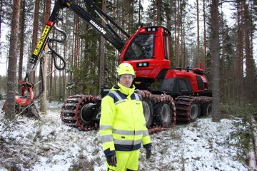 Harvesting Partner Arto Nygård.