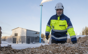  Pekka Hyvösaho siirtyi Laanialta Leppäkoski Groupille ja perustamaan maan ensimmäistä energiayhtiön puunhankintaosastoa. (Kuva: Jyrki Luukkonen)