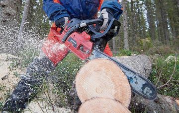 Husqvarnan uuden ketjun leikkuuteho osoittautui erinomaiseksi.