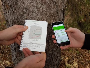 Maastotaulukot löytyvät sekä mobiili- että kirjamuodossa. 