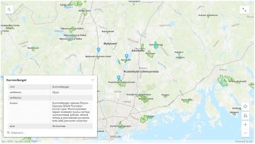 Uudenmaan lähimetsät kartalla -palvelu