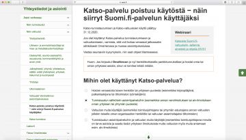 Metsäyhtymän edustaja pääsee Verohallinnon ohjesivulla alkuun valitsemalla minkä tahansa kolmesta alimmasta vaihtoehdosta.  