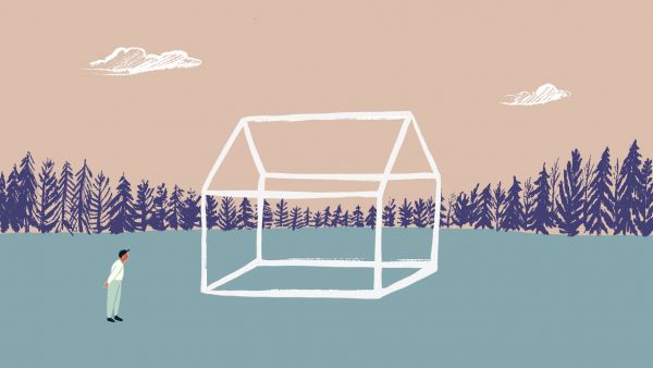  Lainhuutovelvollisuus koskee sekä tontin että metsä- ja maatilan saajia, ovatpa nämä saaneet omistuksensa yksin tai yhdessä toisen kanssa. (Piirros: Veera Komulainen)