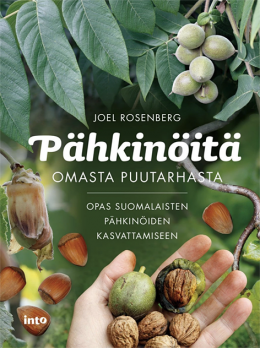 Joelem Rosenberg: Pähkinöitä omasta puutarhasta, opas suomalaisten pähkinöiden kasvattamiseen. Into Kustannus Oy, 2021. 188 sivua. ememHinta noin 25 euroa.em  