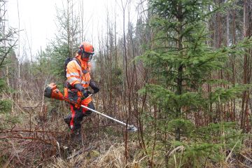 Technical sadeasun istuvuus on erinomainen raivuutyöhön.  (Kuvaaja: Sami Karppinen)