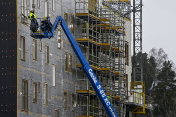 HOASin puukerrostalo valmistui Tapiolaan Espooseen vuonna 2021. (Kuvaaja: Markku Ulander)