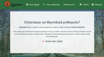 Halkoliiteri.com tuo yhteen polttopuun myyjiä ja ostajia.