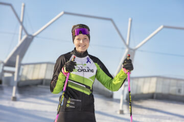 Hallintotehtäviensä lisäksi Hanna Joronen oli Tšekin Nove Mestossa suksilla perinteisen ja vapaan hiihtotavan henkilökohtaisissa sarjoissa sekä Suomen viestijoukkueen ankkurina. (Kuvaaja: Studio Korento - Harri Mäenpä)