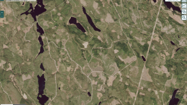 Satelliittikuvien käyttäminen tehostaa metka-tukien käytön valvontaa. (Kuvaaja: Suomen metsäkeskus)