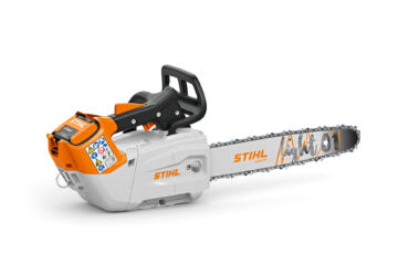 Stihl lanseeraa moottorisahan puunhoitoon, kuten karsimiseen ja oksien poistamiseen. (Kuvaaja: Stihl)