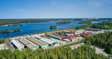 Lappeenrannan sahan vuosikapasiteetti on 250 000 kuutiota mäntysahatavaraa. (Metsä Group)