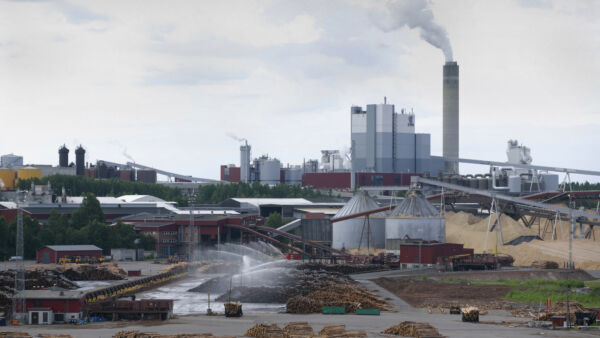 UPM:n Kaukaan paperitehdas suljettiin marraskuun alkupuolella. Muu tuotanto tehdasalueella jatkuu, joskin myös selluntuotantoa on rajoitettu. (Kuvaaja: Antero Aaltonen)