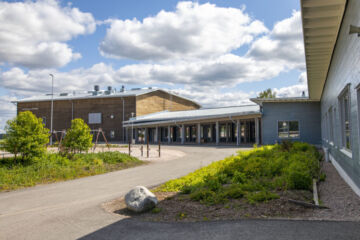 Myrskylään Uudellemaalle valmistui vuonna 2021 puurakenteinen koulu ja liikuntahalli. (Kuvaaja: Aalto-yliopisto)