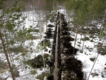 Suometsien ojituksilla on pyritty painamaan pohjaveden taso mahdollisimman alas. Turvekankaiksi muuttuneissa suometsissä tämä ei ehkä kuitenkaan ole paras keino vauhdittaa metsien kasvua. Kuva: Sami Karppinen