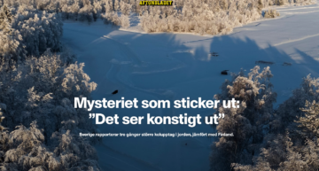 Aftonbladet raportoi hiilinielulaskennan eroista Suomen ja Ruotsin välillä maaliskuun alussa.