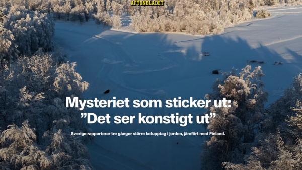 Aftonbladet raportoi hiilinielulaskennan eroista Suomen ja Ruotsin välillä maaliskuun alussa.