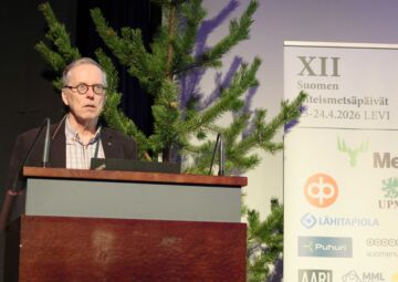 Yhteismetsien pinta-ala on kasvanut tasaisesti viiime vuosina, kertoo Maanmiittauslaitoksen johtava asiantuntija Esa Ärölä. (Kuva: Mikko Riikilä)