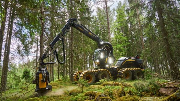 Ponssenn uusi Scorpion Thin Line perustuu vanhaan Scorpion-harvesteriin. (Kuva: Ponsse)