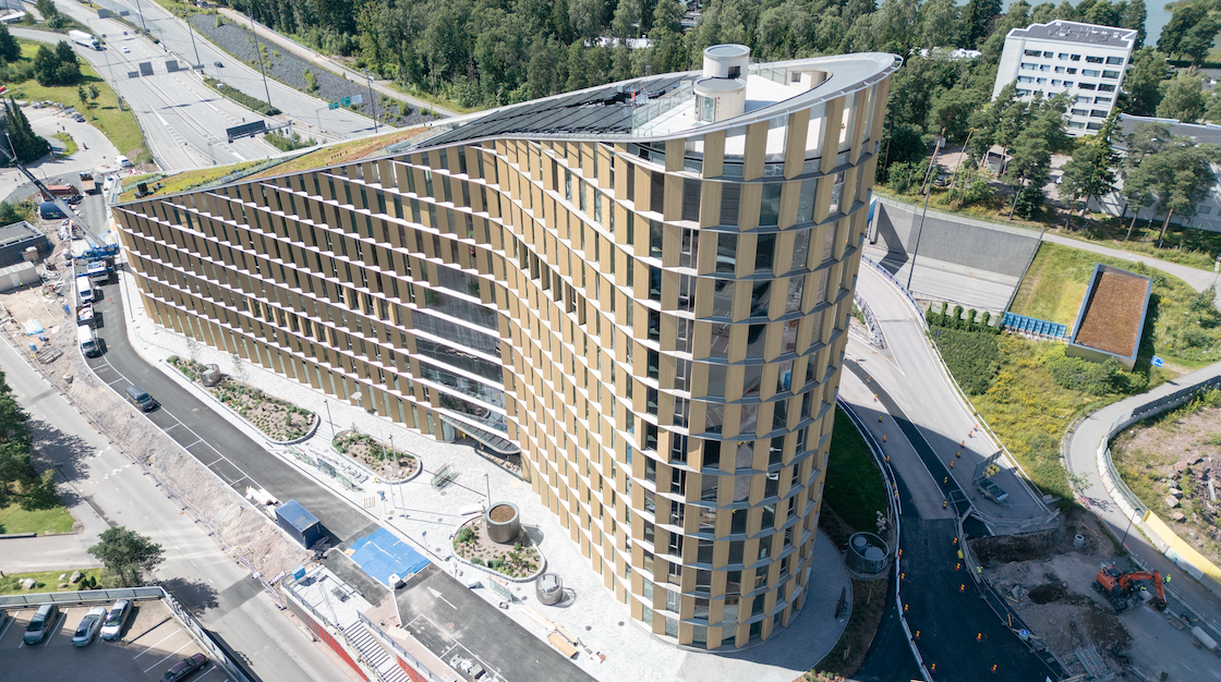Espoon uusi maamerkki valmistui, ”Puurakentaminen on viety uudelle tasolle”