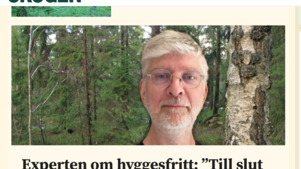 Lars Lundqvistia haastateltiin Skogen-lehteen.